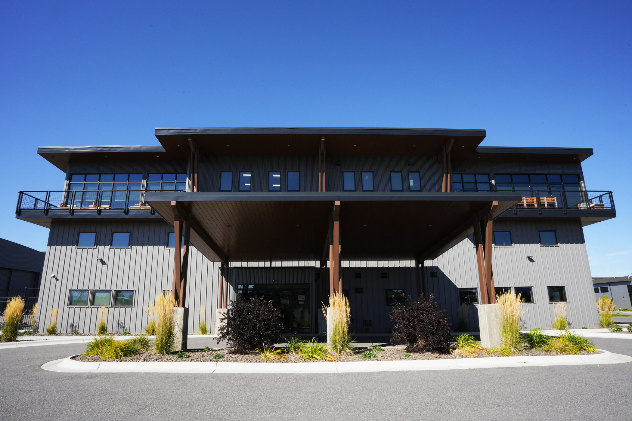 administrative building at Bozeman-Yellowstone International Airport